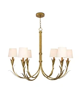 Regina Andrew River Reed Small Chandelier Lamp
