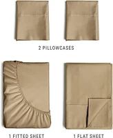 Piece 100% Cotton 400 Thread Count Sheet Set