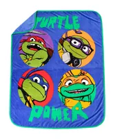 Paramount Nickelodeon Teenage Mutant Ninja Turtle Movie Collection Turtle Power Silk Touch Throw 46 x 60