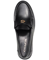 Coach Women's Jolene Scultped "C" Tailored Moc Loafer Flats