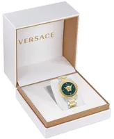 Versace Women's Swiss Medusa Deco Two-Tone Stainless Steel Bracelet Watch 38mm