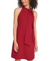 Vince Camuto Bow-Neck Halter Dress