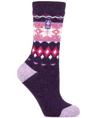 Heat Holders Women's Lite Melissa Fairisle Crew Socks