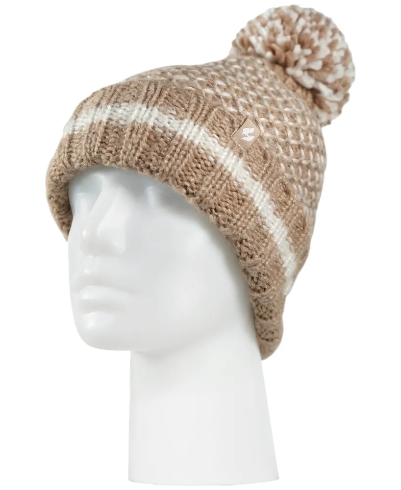 Heat Holders Women's Lyon Roll-Up Pom Hat