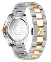 Philipp Plein Men's Gmt-i Challenger Two-Tone Stainless Steel Bracelet Watch 44mm