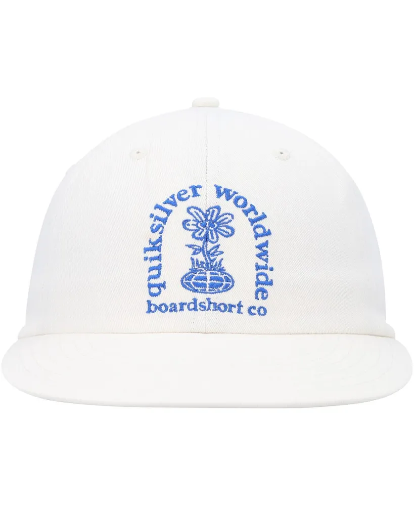 Men's Quiksilver White Fortune Snapback Hat