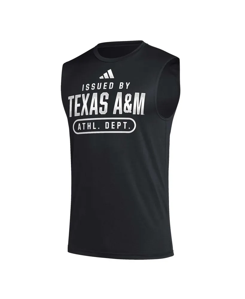 Men's adidas Texas A&M Aggies Sideline Aeroready Pregame Tank Top