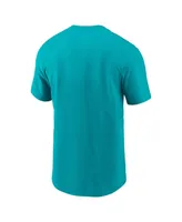 Men's Nike Aqua Miami Dolphins Division Essential T-shirt