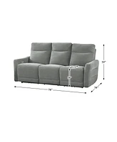 White Label Bronagh 78" Power Double Reclining Sofa