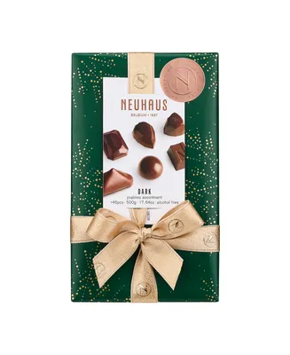 Neuhaus Holiday Ballotin All Dark Chocolate Gift Box, 0.5 lbs