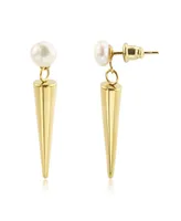 Santana Pearl and Spike dangle earring