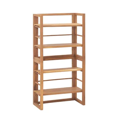 vidaXL Shelving Unit 23.6"x11.8"x47.2" Solid Teak Wood