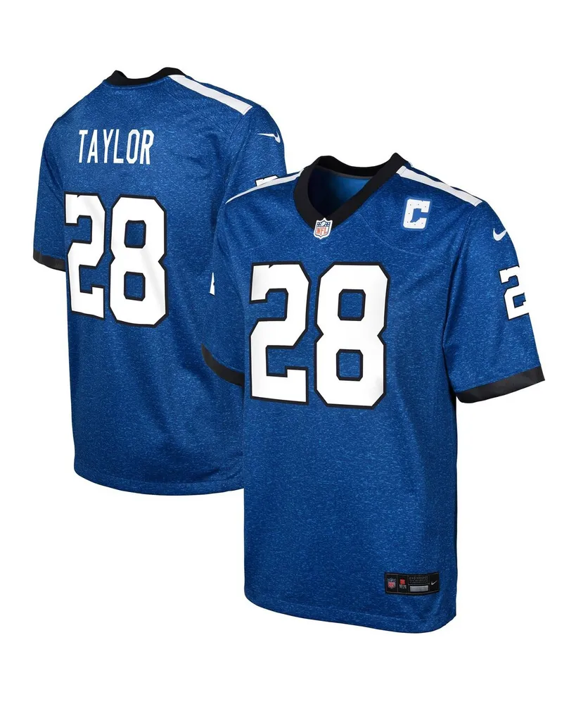 Nike Big Boys Jonathan Taylor Gray Indianapolis Colts Inverted Team Game Jersey - Gray