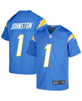 Big Boys Nike Quentin Johnston Powder Blue Los Angeles Chargers Game Jersey