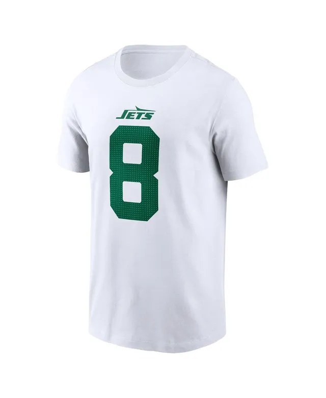 Men's Homage Aaron Rodgers Charcoal New York Jets Blitz Graphic T Shirt