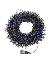 Kurt Adler 3000-Light 98' Cluster Garland with Led Lights