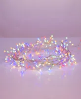 Kurt Adler 300-Light Cluster Garland with Rgb Led Lights