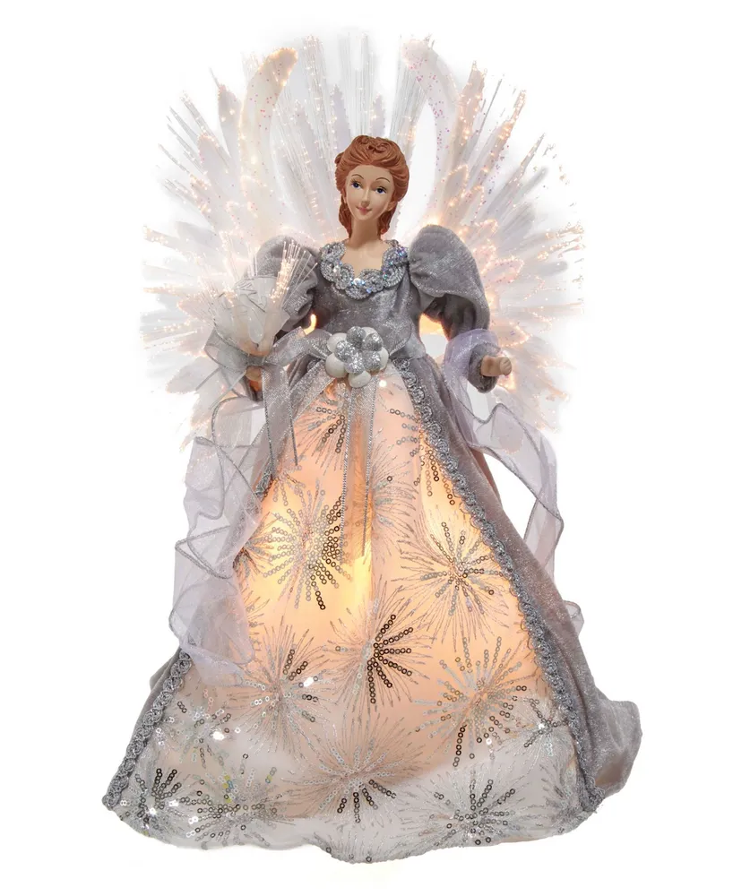 Kurt Adler 16" Fiber Optic Angel Tree Topper