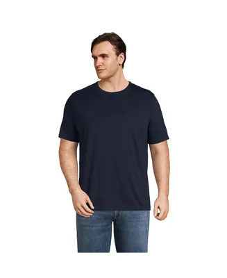 Lands' End Men's Big and Tall Short Sleeve Cotton Supima Tee