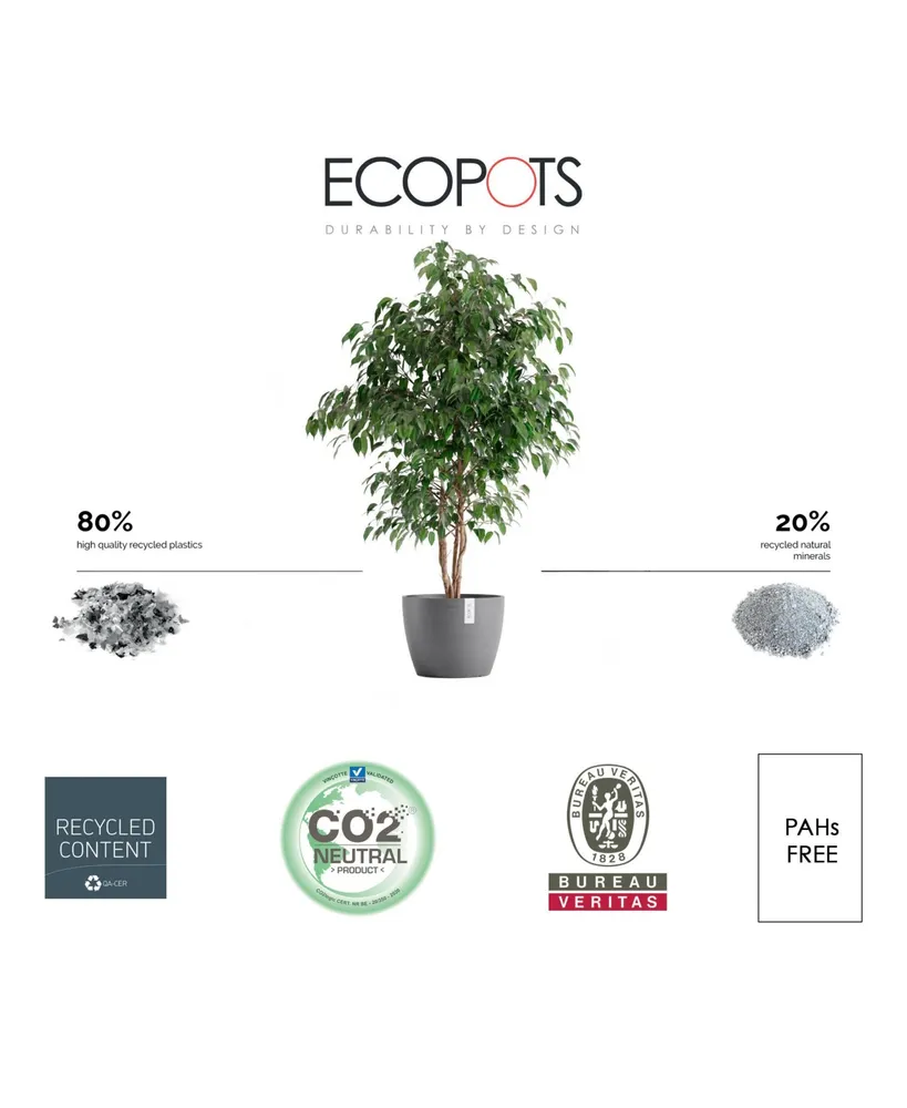 Ecopots Stockholm Indoor and Outdoor Modern Flower Pot Planter