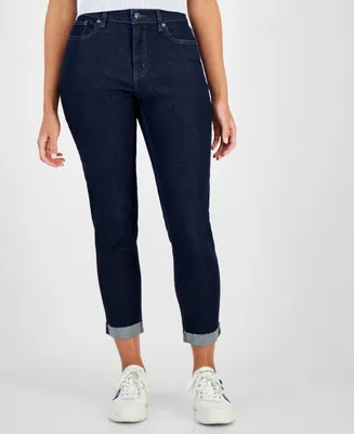 Calvin Klein Jeans Women's Mid-Rise Tapered Slim