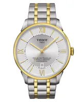 Tissot Men's Swiss Automatic Chemin des Tourelles Powermatic 80 Cosc Two-Tone Stainless Steel Bracelet Watch 42mm