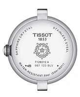 Tissot Women's Swiss Bellissima Green Leather Strap Watch 26mm