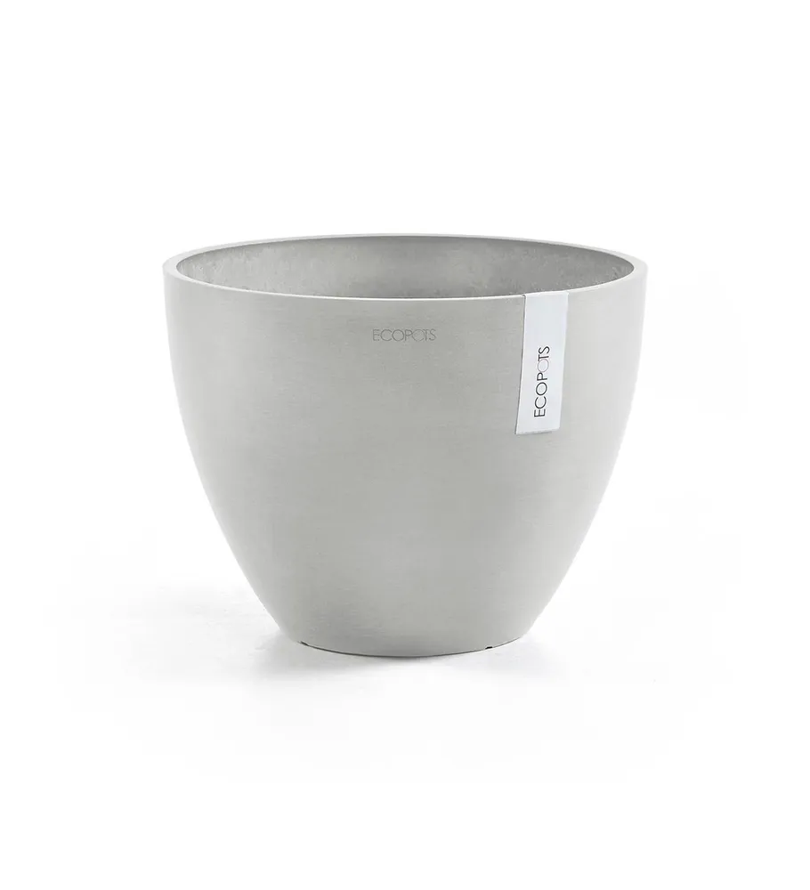 Ecopots Antwerp Modern Indoor and Outdoor Planter, 12in