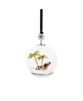 Michael Aram Island Santa Snow Globe Ornament