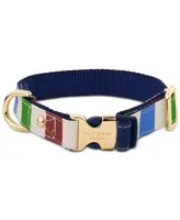 Kate Spade New York Adventure Stripes Adjustable Dog Collar