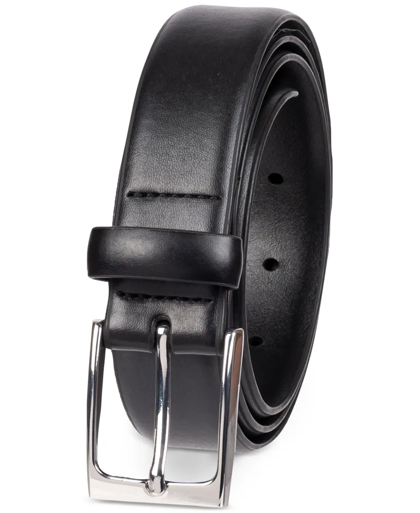 Alfani Men's Feather-Edge Dress Belt, Created for Macy's