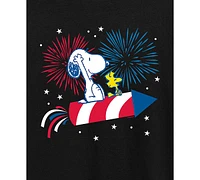 Hybrid Apparel Trendy Plus Peanuts 4th of July Graphic T-Shirt