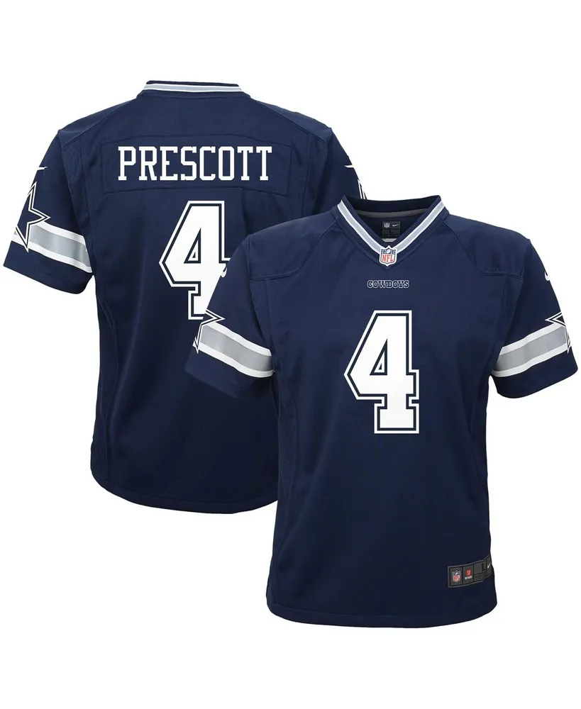 Toddler Boys and Girls Nike Dak Prescott Navy Dallas Cowboys Team Game Jersey