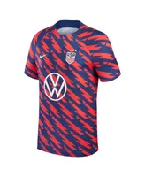 Men's Nike Navy Uswnt 2023 Academy Pro Pre-Match Jersey