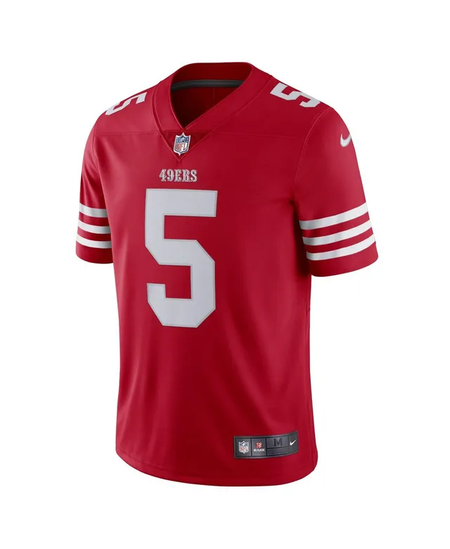 Men's Nike Trey Lance Gray San Francisco 49ers Atmosphere Fashion Game Jersey Size: Medium