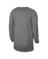 Men's and Women's Nike Heather Gray Utah Jazz 2023 Legend On-Court Practice long sleeve