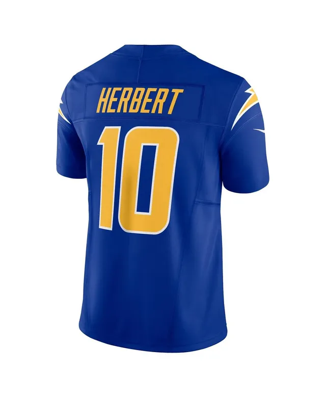 Men's Nike Justin Herbert Black Los Angeles Chargers Rflctv Limited Jersey Size: Medium