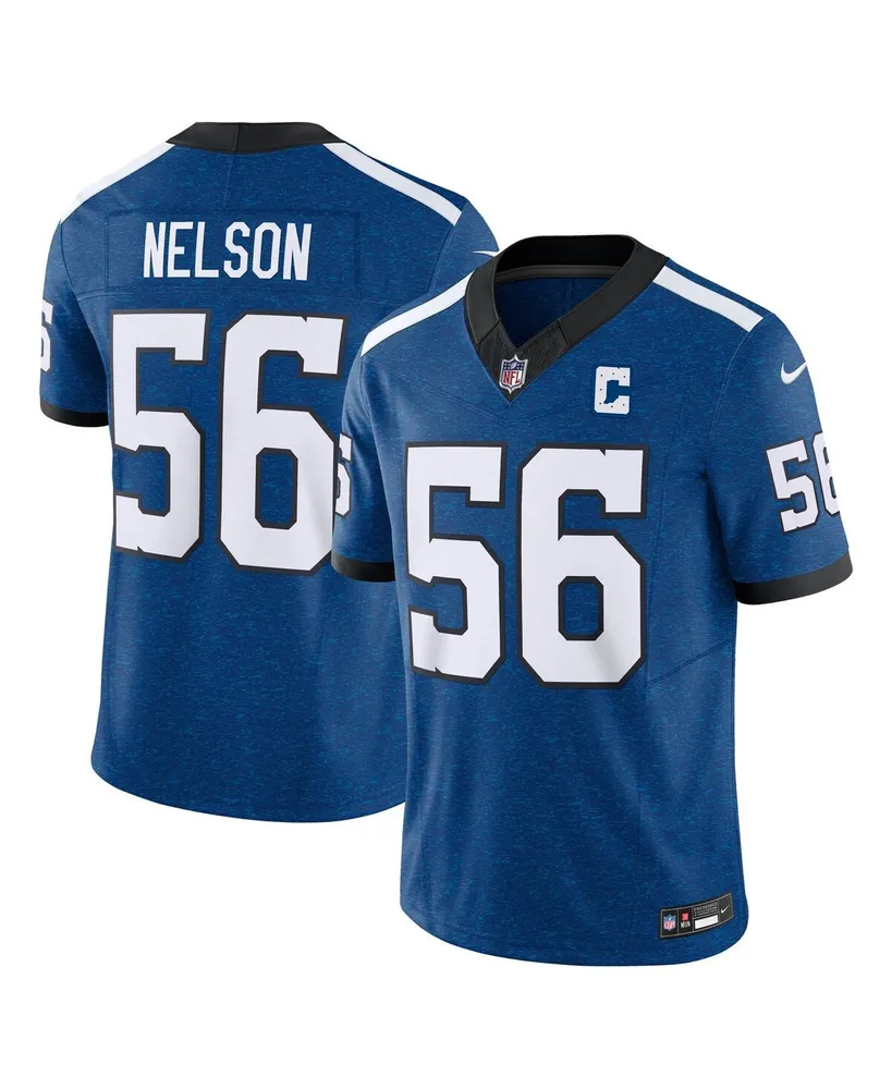 Men's Nike Quenton Nelson Royal Indianapolis Colts Indiana Nights Alternate Vapor F.u.s.e. Limited Jersey