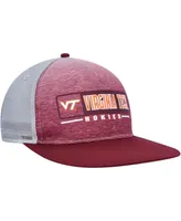 Men's Colosseum Maroon, Gray Virginia Tech Hokies Snapback Hat