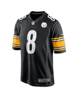 Big Boys Nike Kenny Pickett Black Pittsburgh Steelers Game Jersey