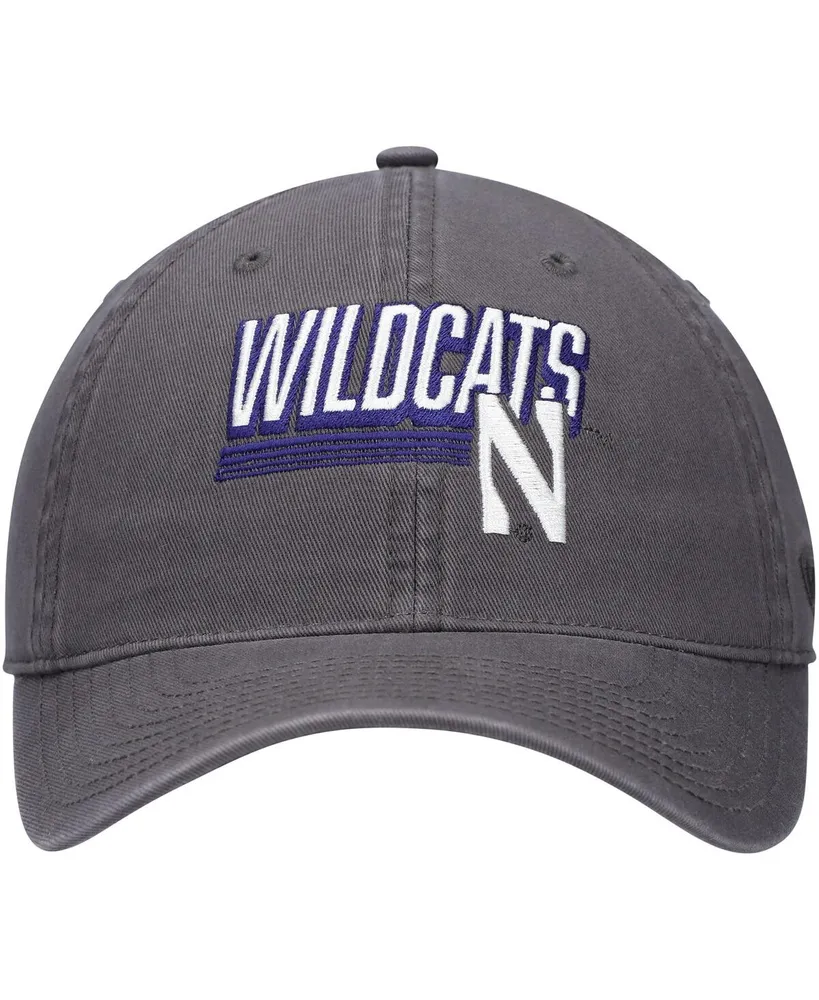 Men's Top of the World Charcoal Northwestern Wildcats Slice Adjustable Hat