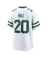 Men's Nike Breece Hall White New York Jets Legacy Player Game Jersey