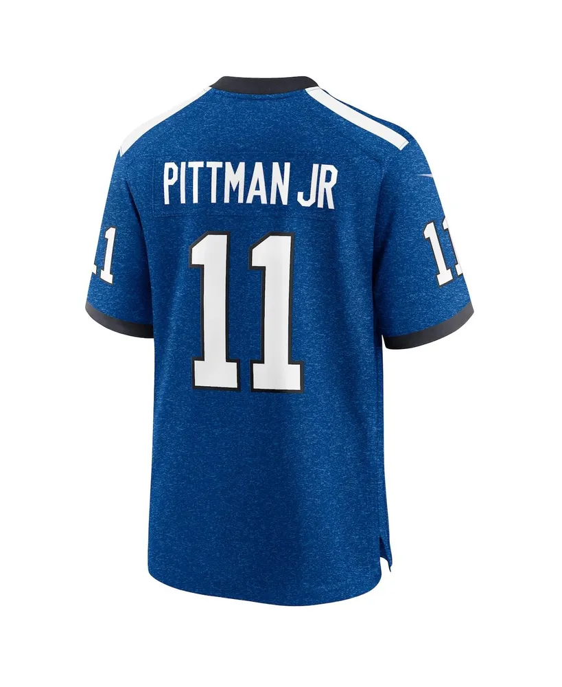 Men's Nike Michael Pittman Jr. Royal Indianapolis Colts Indiana Nights Alternate Game Jersey