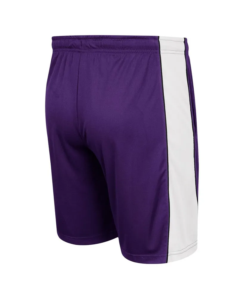 Men's Colosseum Purple Tcu Horned Frogs Panel Shorts