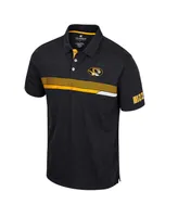 Men's Colosseum Black Missouri Tigers No Problemo Polo Shirt