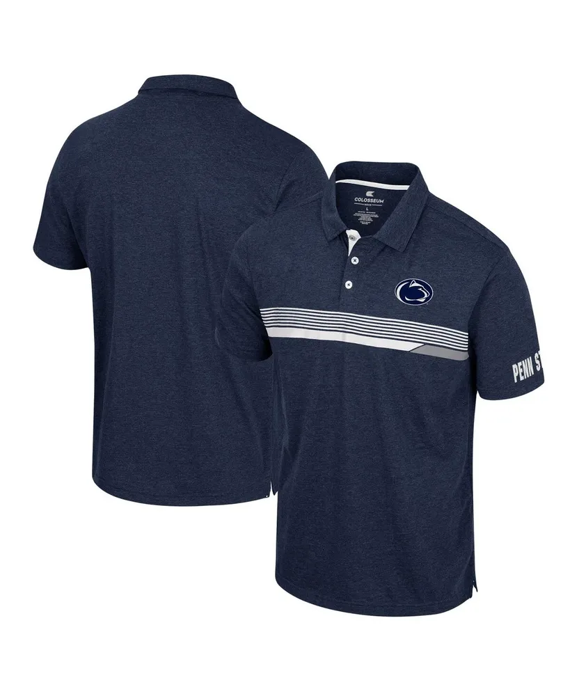 Men's Colosseum Navy Penn State Nittany Lions No Problemo Polo Shirt