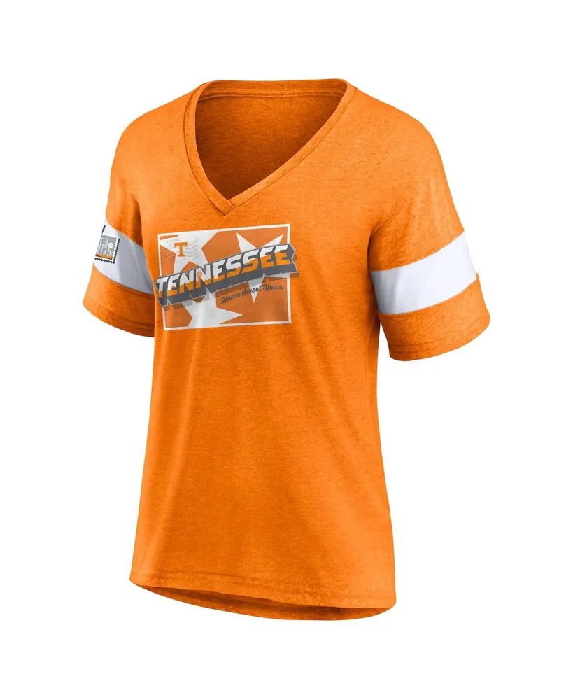 Women's Fanatics Tennessee Orange Tennessee Volunteers Fan V-Neck T-shirt