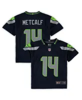 Preschool Boys and Girls Nike Dk Metcalf College Navy Seattle Seahawks Game Jersey