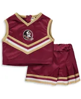 Girls Toddler Garnet Florida State Seminoles Two-Piece Cheer Set