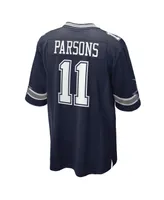 Youth Nike Micah Parsons Navy Dallas Cowboys Game Jersey